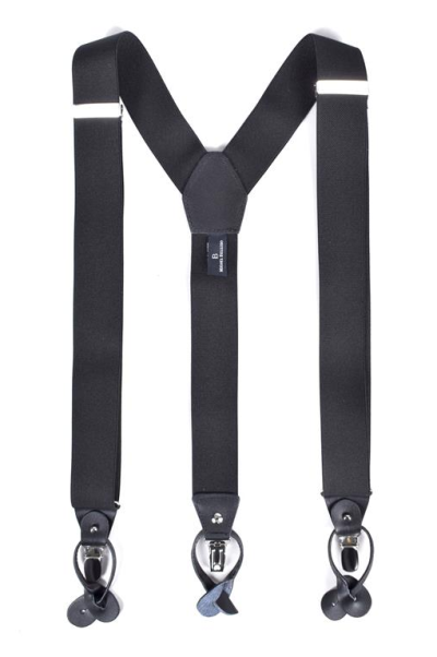 Tirantes liso bellido negro
