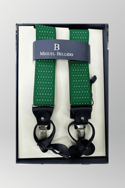 Tirantes bellido fantasía verde