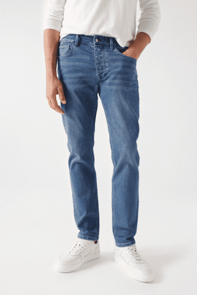 Vaquero slim lavado medio Salsa Jeans
