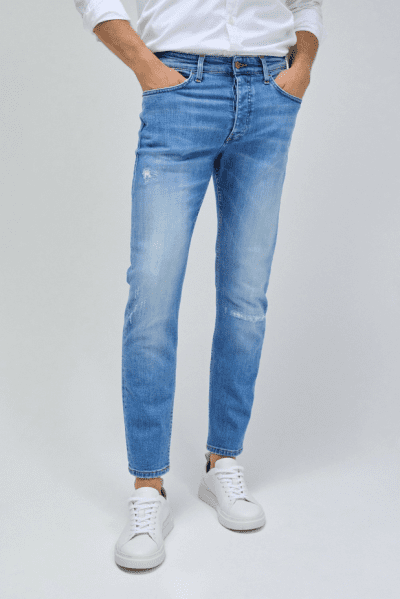 Vaquero slim ligeros rotos Salsa Jeans