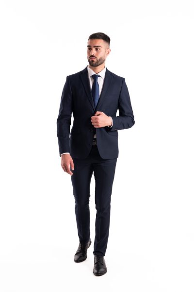 Traje slim fit básico Azul marino Selinac