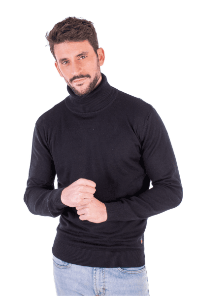 Jersey cuello vuelto Martin´s negro