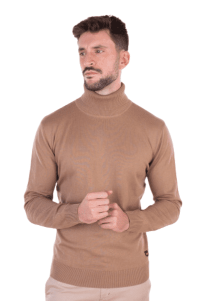 Jersey cuello cisne martin´s camel