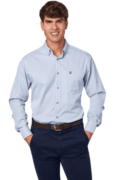 Camisa jacquard azul Sts