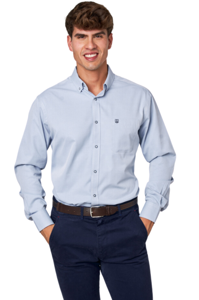 Camisa jacquard azul Sts