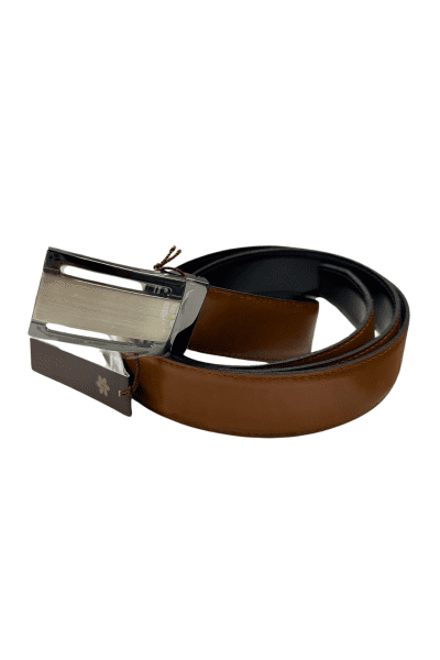 Cinturón chapa reversible marrón/negro Cencibel