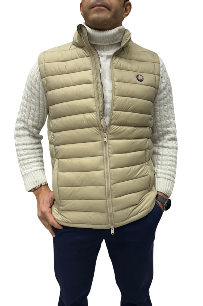 Chaleco guateado Beige Don Algodon