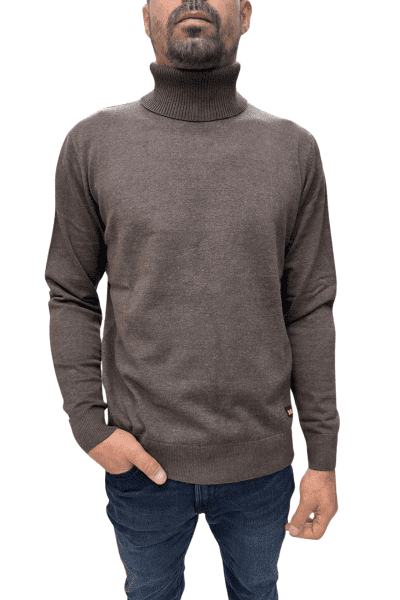 Jersey cuello vuelto Martin´s marrón