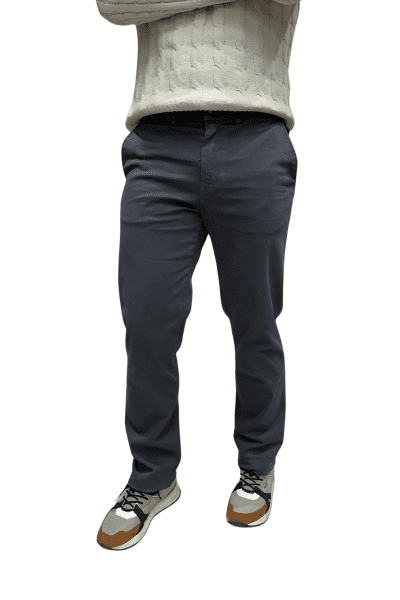 Pantalón chino gris azulina Berocho