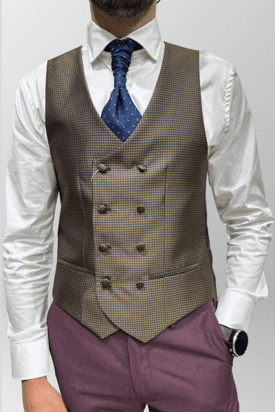 Chaleco cruzado Siena Giovanni Ricci