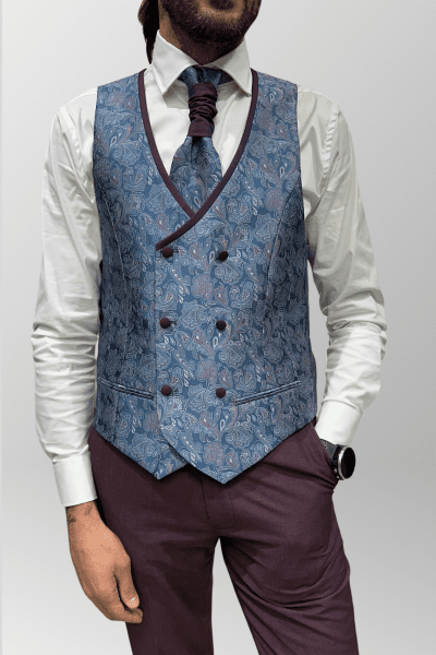 Chaleco cruzado Bari Giovanni Ricci