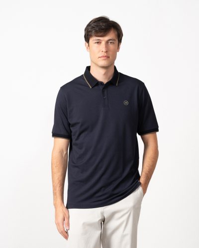 Polo estructura mercerizado Etiem marino