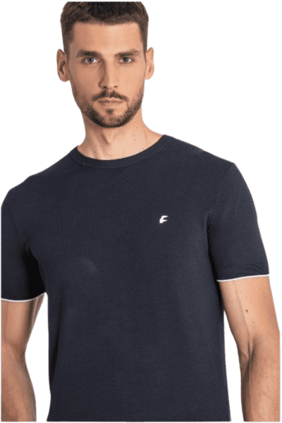 Suéter cuello redondo marino Dos Galgos