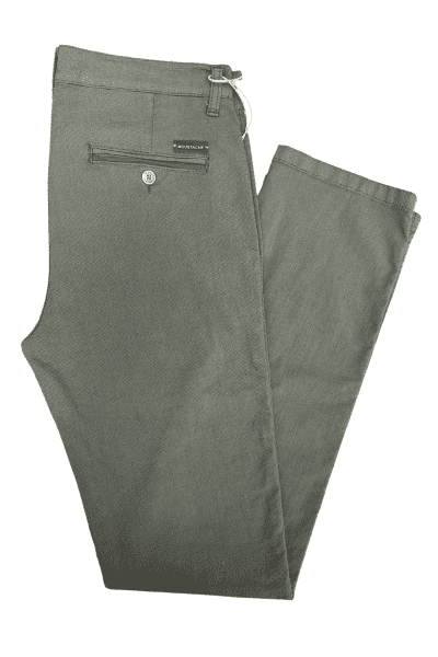 Pantalón chino recto Moustache kaki