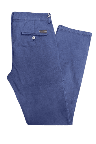 Pantalón chino recto Moustache Cobalto