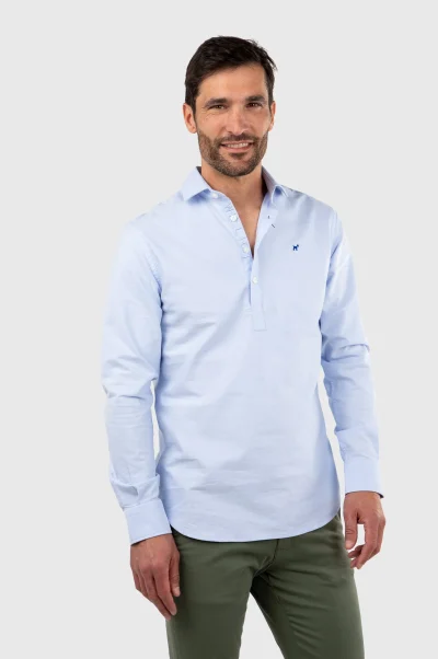 Camisa polera celeste Williot