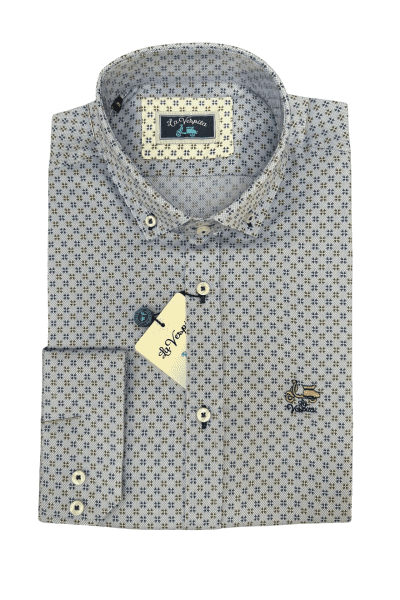Camisa azul La Vespita 6394
