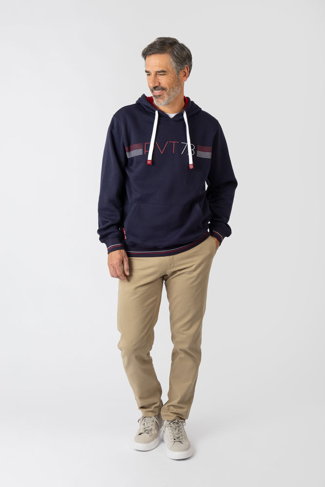 Sudadera capucha marino Privata - Imagen 11