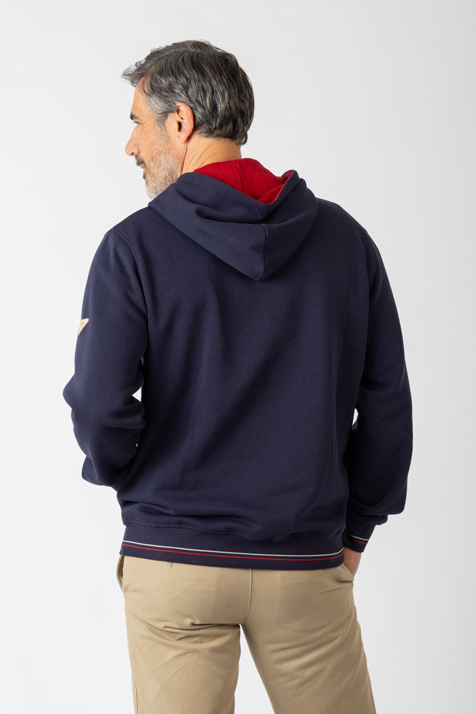 Sudadera capucha marino Privata - Imagen 9