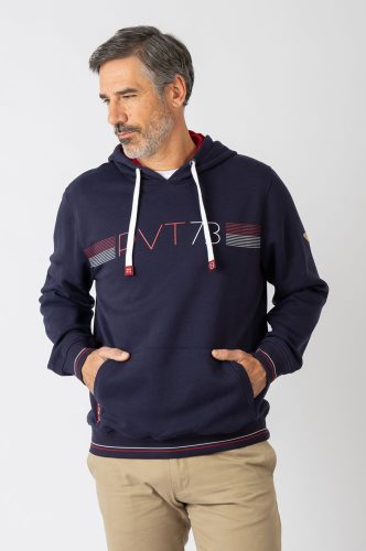 Sudadera capucha marino Privata
