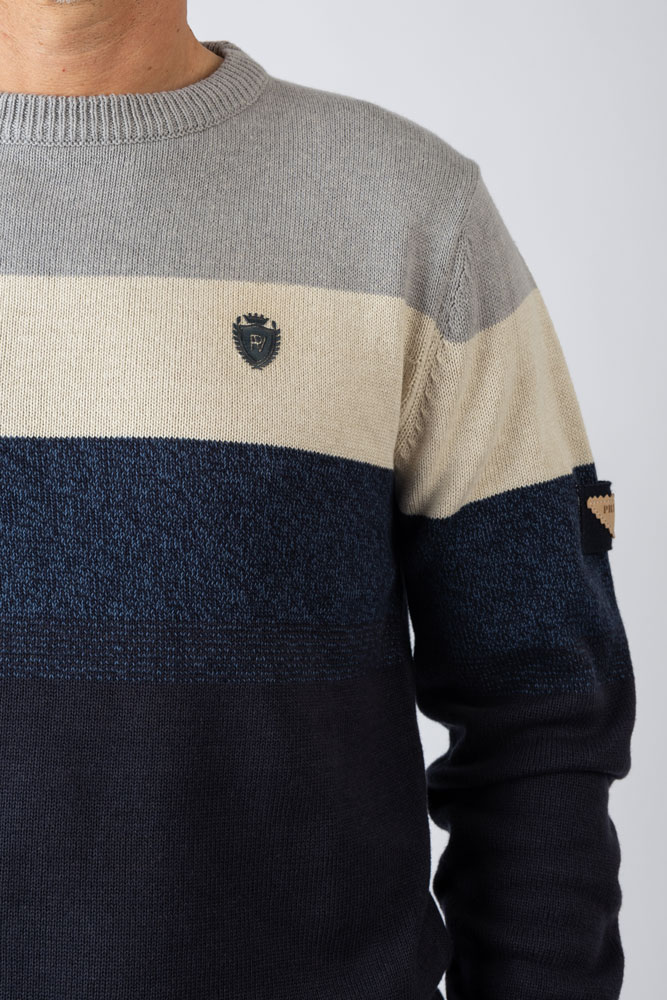 Jersey cuello redondo tricolor Privata - Imagen 5