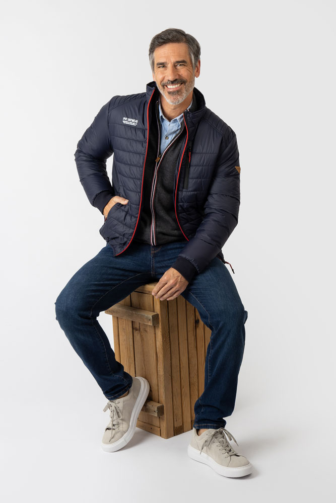 Cazadora guateada azul Privata - Imagen 3