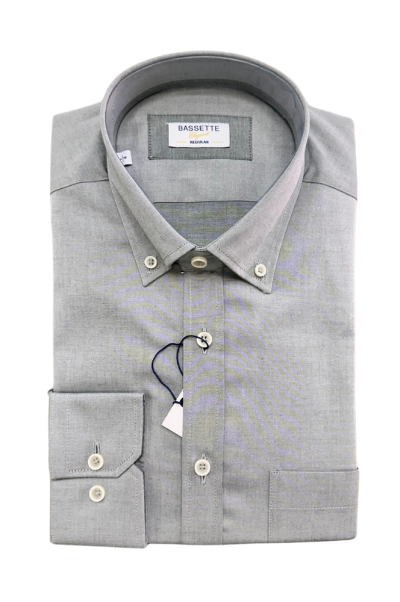 Camisa bolsillo verde Bassette