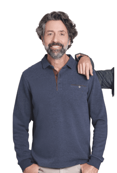 Polo camisero manga larga punto Tem