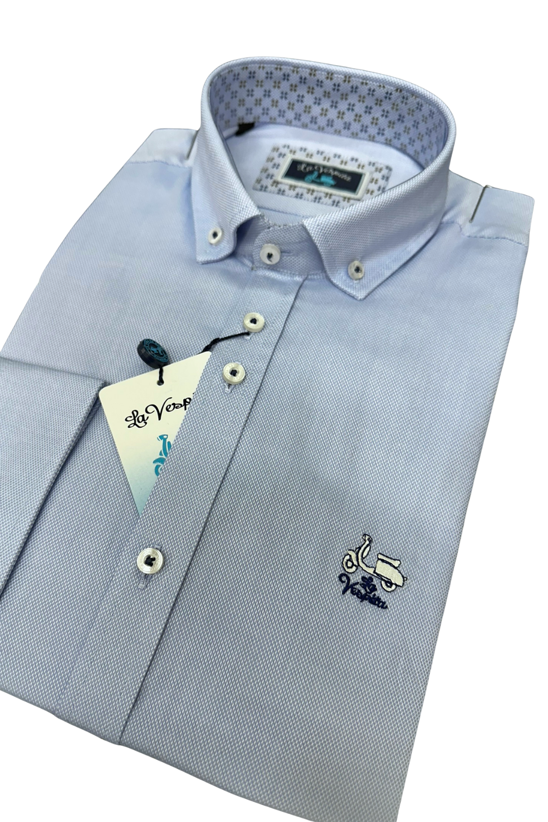 Camisa lisa La Vespita 6363 - Imagen 2