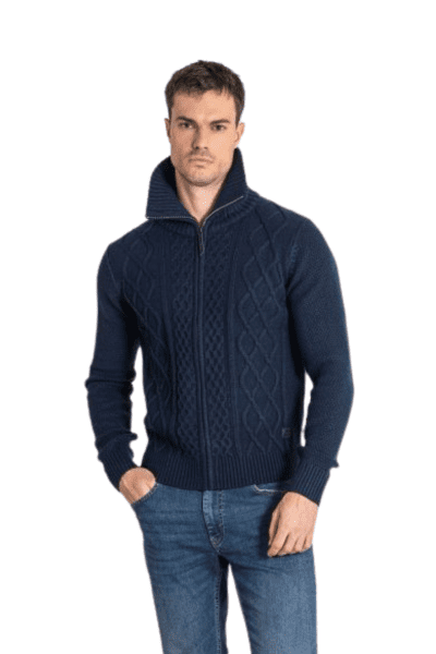 Chaqueta punto marino Dos Galgos