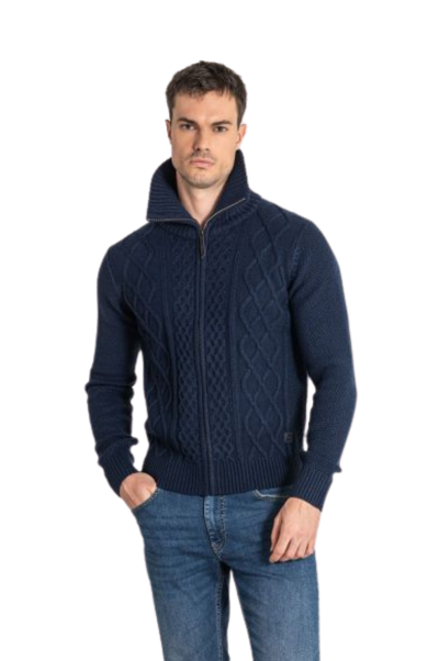 Chaqueta punto marino Dos Galgos