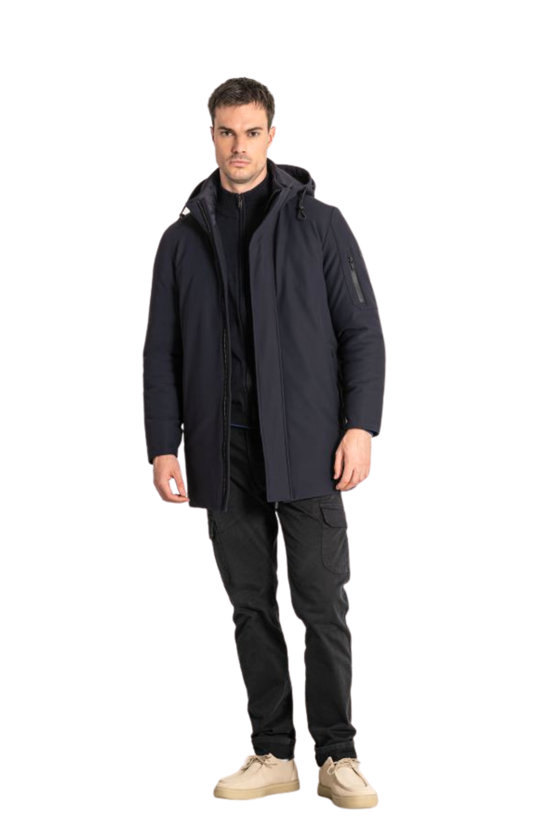 Parka larga azul Dos Galgos - Imagen 2