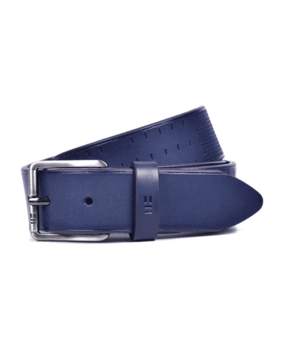 Cinturón Miguel Bellido Hombre – Piel Azul