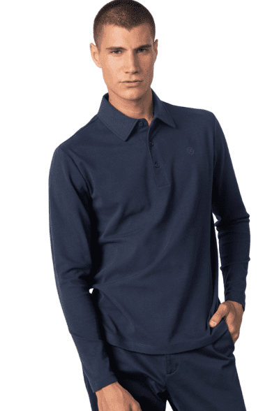 Polo camisero en punto Etiem