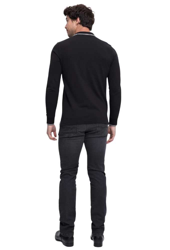 Vaquero Corte Recto Marco Hickey Negro Used Caster - Imagen 3