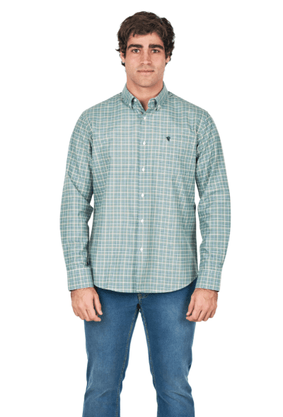 Camisa oxford Verde Cuadro Sts