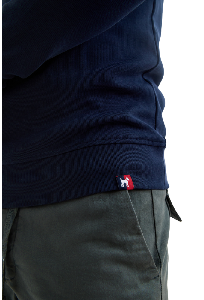 Jersey Williot Cuello Cremallera Azul Marino - Imagen 6