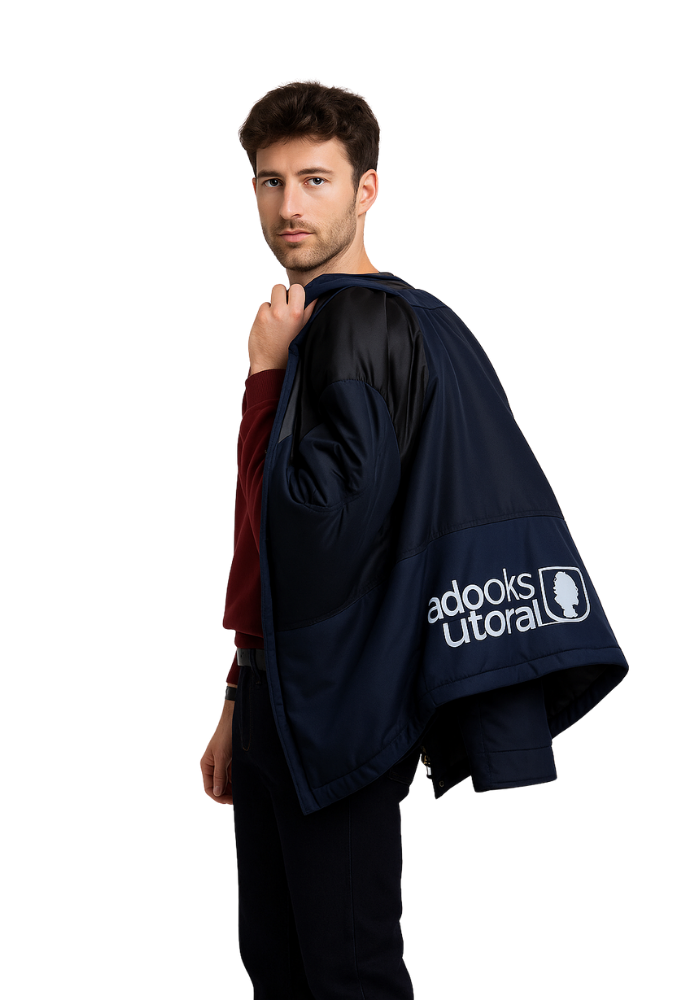 Parka jordan Azul Marino Coronel Tapioca - Imagen 5