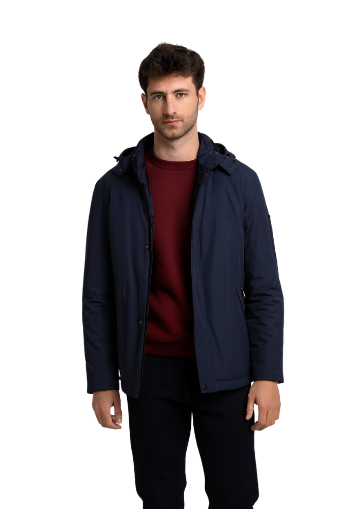 Parka jordan Azul Marino Coronel Tapioca - Imagen 2