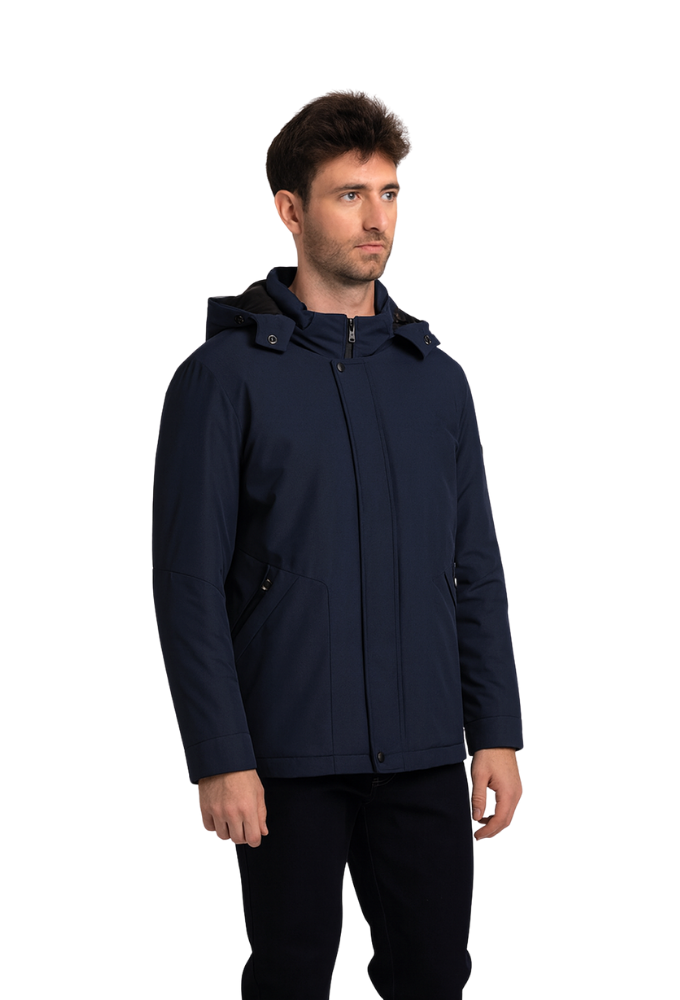 Parka jordan Azul Marino Coronel Tapioca - Imagen 4