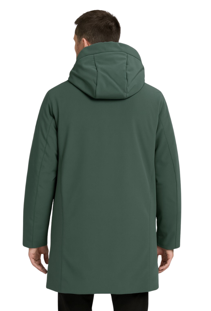 Parka larga entrenador verde - Imagen 3