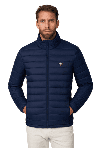 Cazadora Acolchada Azul Marino Urban Button