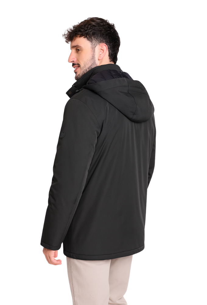 Parka Hombre Negra Dos Galgos - Imagen 2