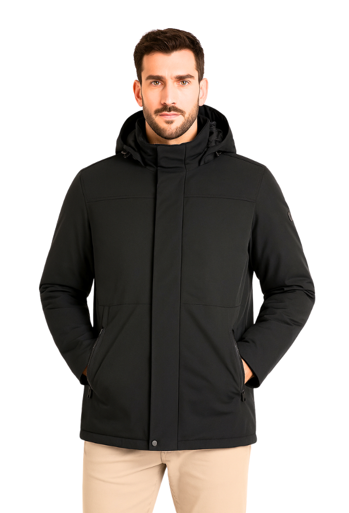 Parka Hombre Negra Dos Galgos - Imagen 3