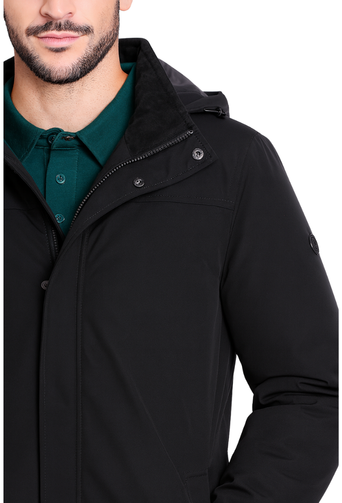 Parka Hombre Negra Dos Galgos - Imagen 4