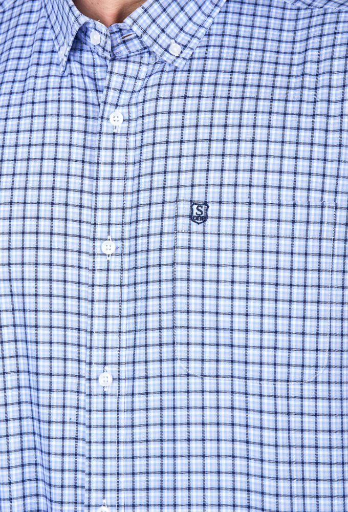 Camisa de viyela de cuadros azul Sts - Imagen 3