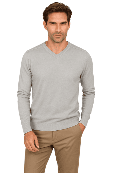 Jersey cuello pico Martin´s 380 gris