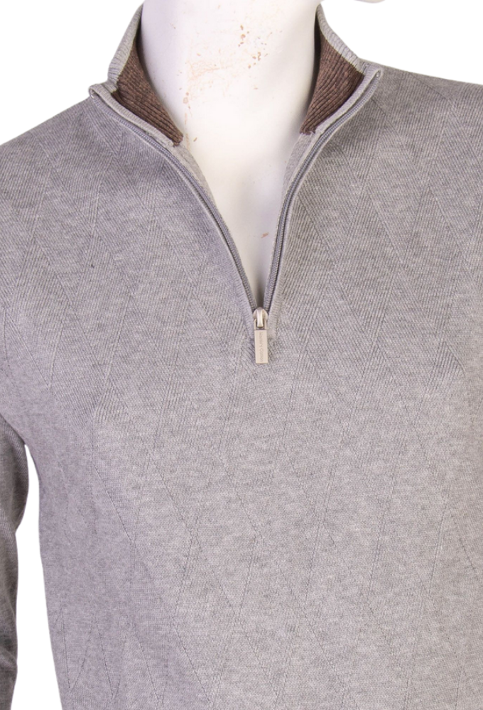 Jersey cuello cremallera gris Martin´s - Imagen 3