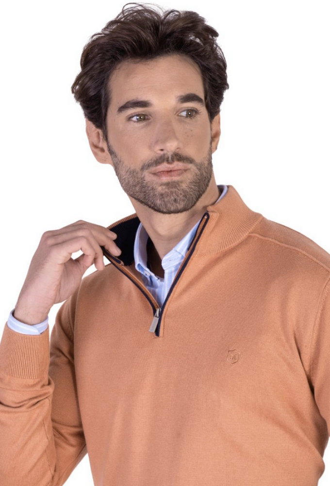 Jersey cuello cremallera Martin´s naranja - Imagen 2