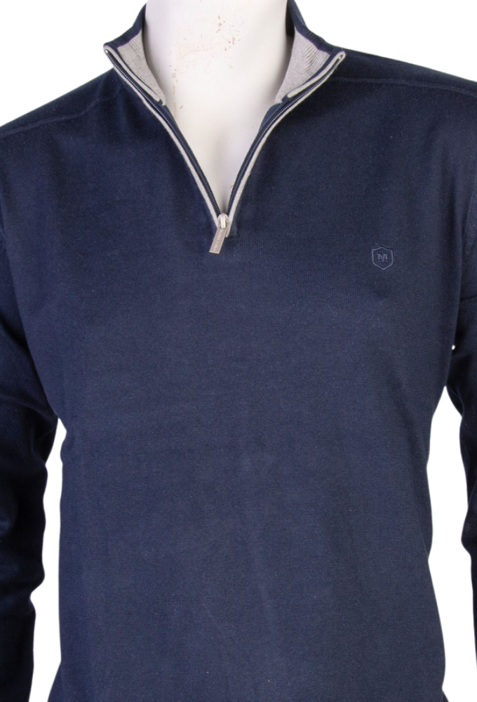 Jersey cuello cremallera Martin´s marino - Imagen 2